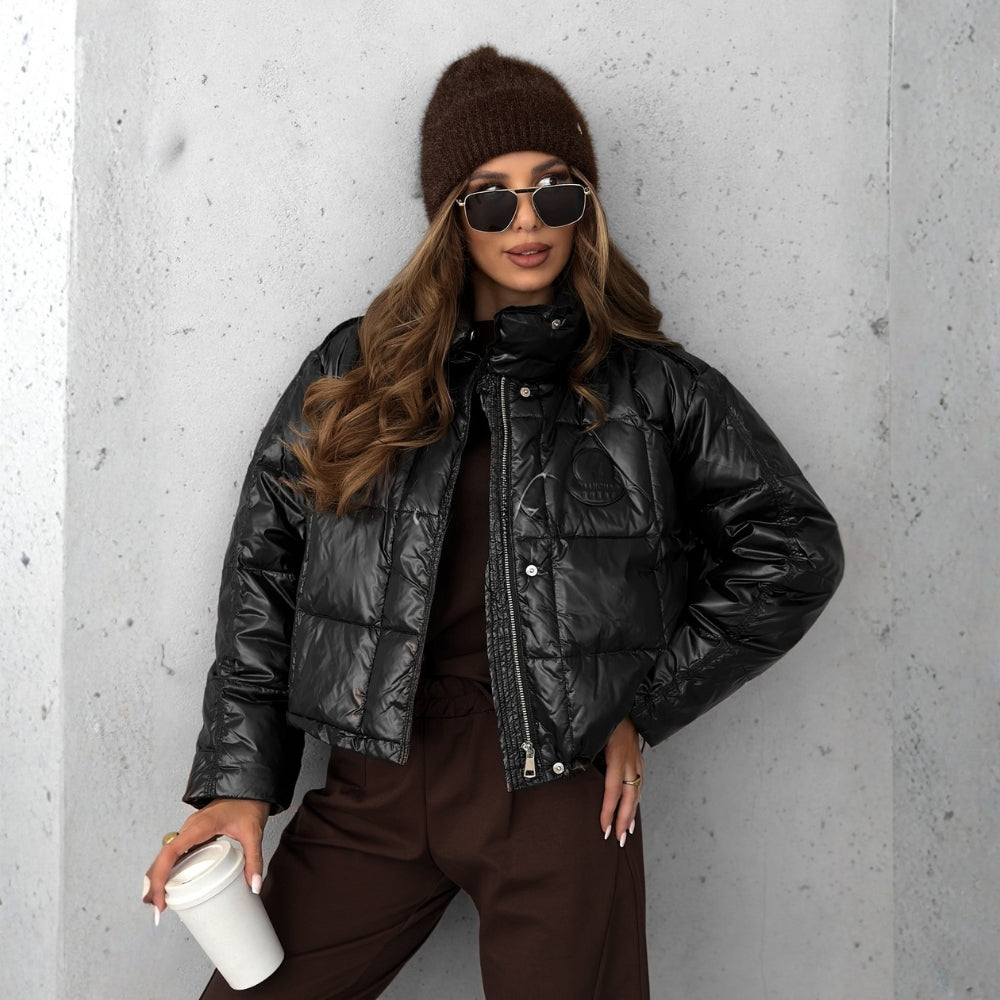 Denisa – krátký kabát se stojacím límcem