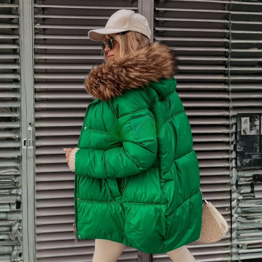 Silvia – prošívaný kabát na zip