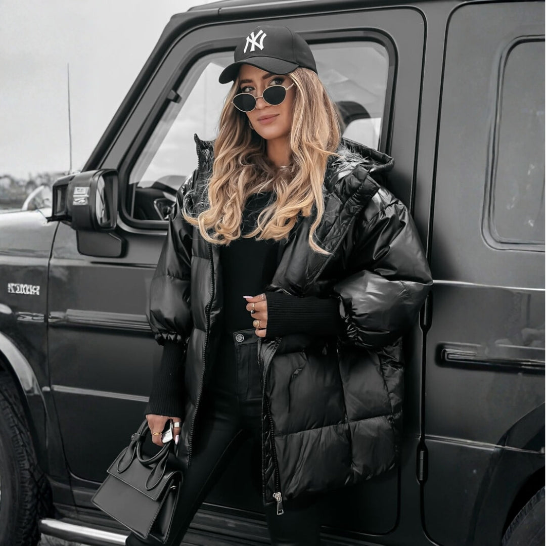 Aneta – prošívaný kabát se stojacím límcem