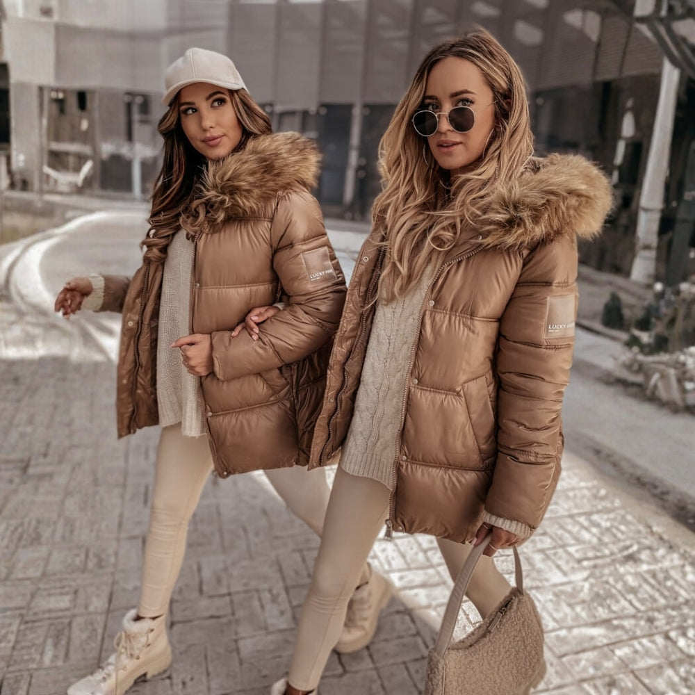 Silvia – prošívaný kabát na zip