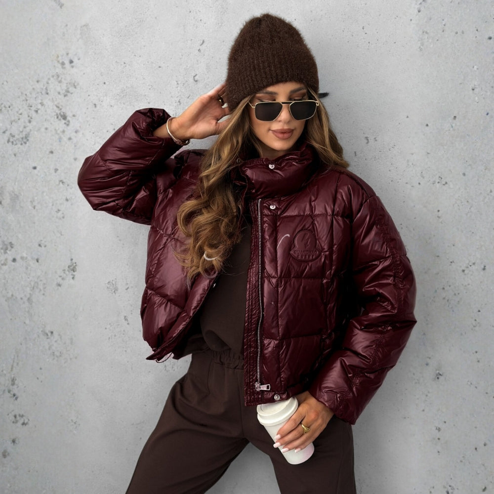 Denisa – krátký kabát se stojacím límcem