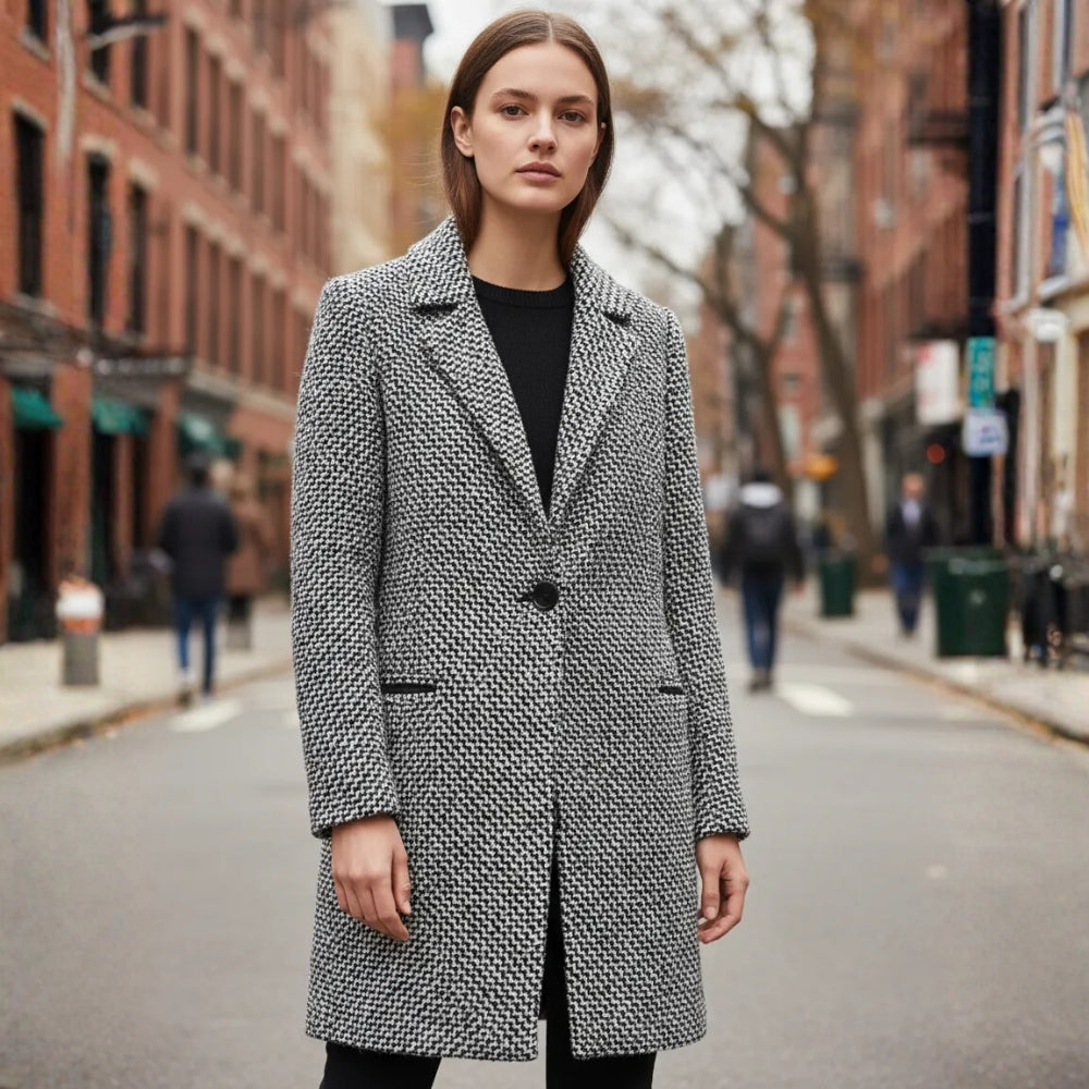 Claudia | Elegantní kabát na podzim a zimu