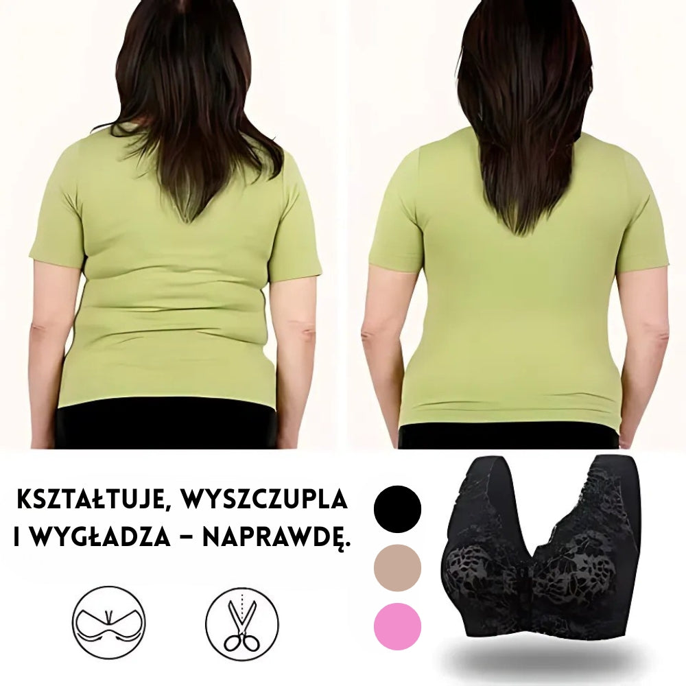 (PAKET 3) Bezdrátová push-up podprsenka s předním zapínáním