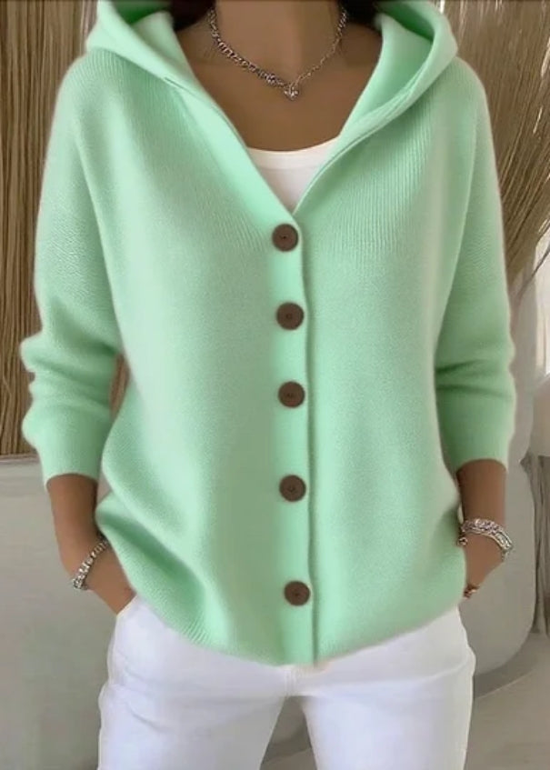 Veronika – Klasický kardigan s kapucí pro chladné dny