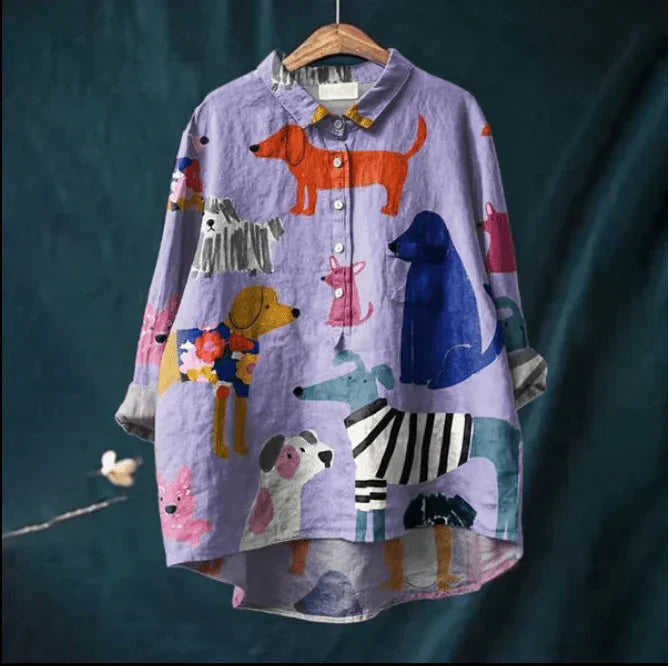 Zofia® | Elegantní Košile s Květinovým Vzorem