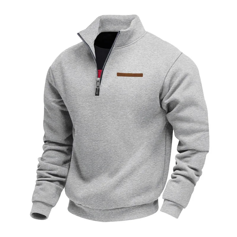 Roman – Pánská casual fleece mikina na zip