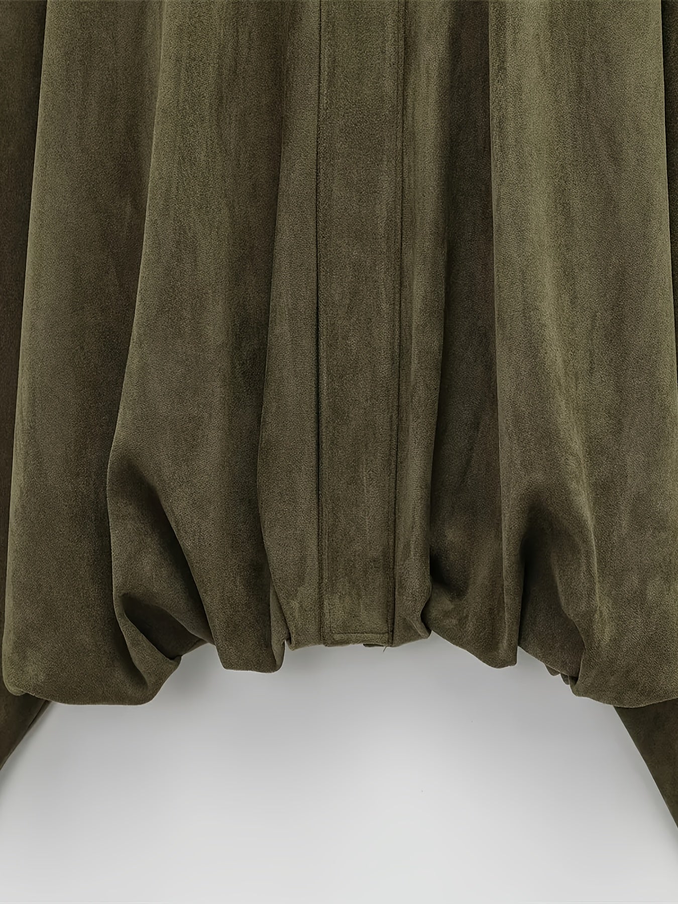 Šárka – Krátká semišová bunda v oversize střihu