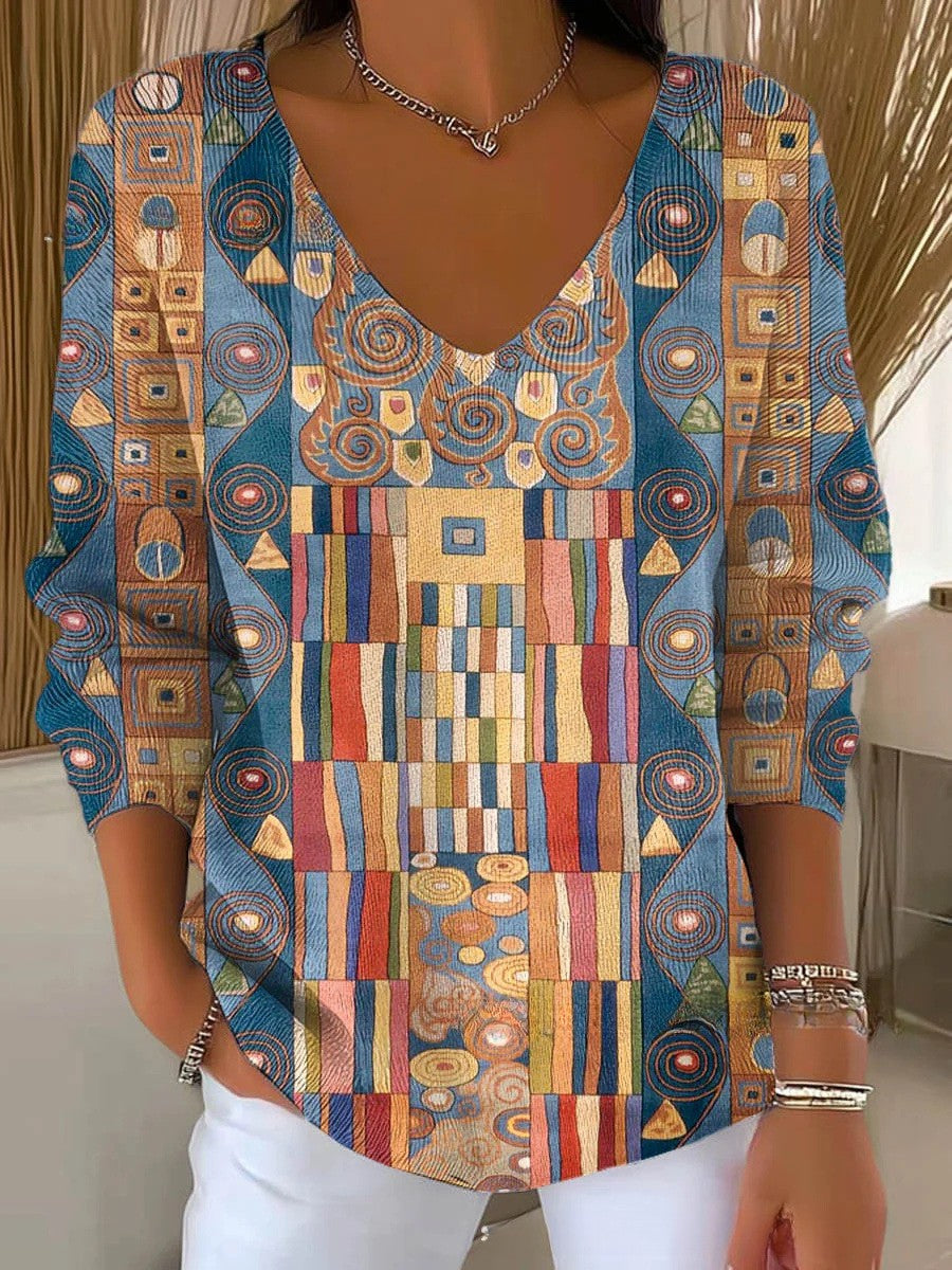 GABRIELLE | Svetr s výstřihem do V