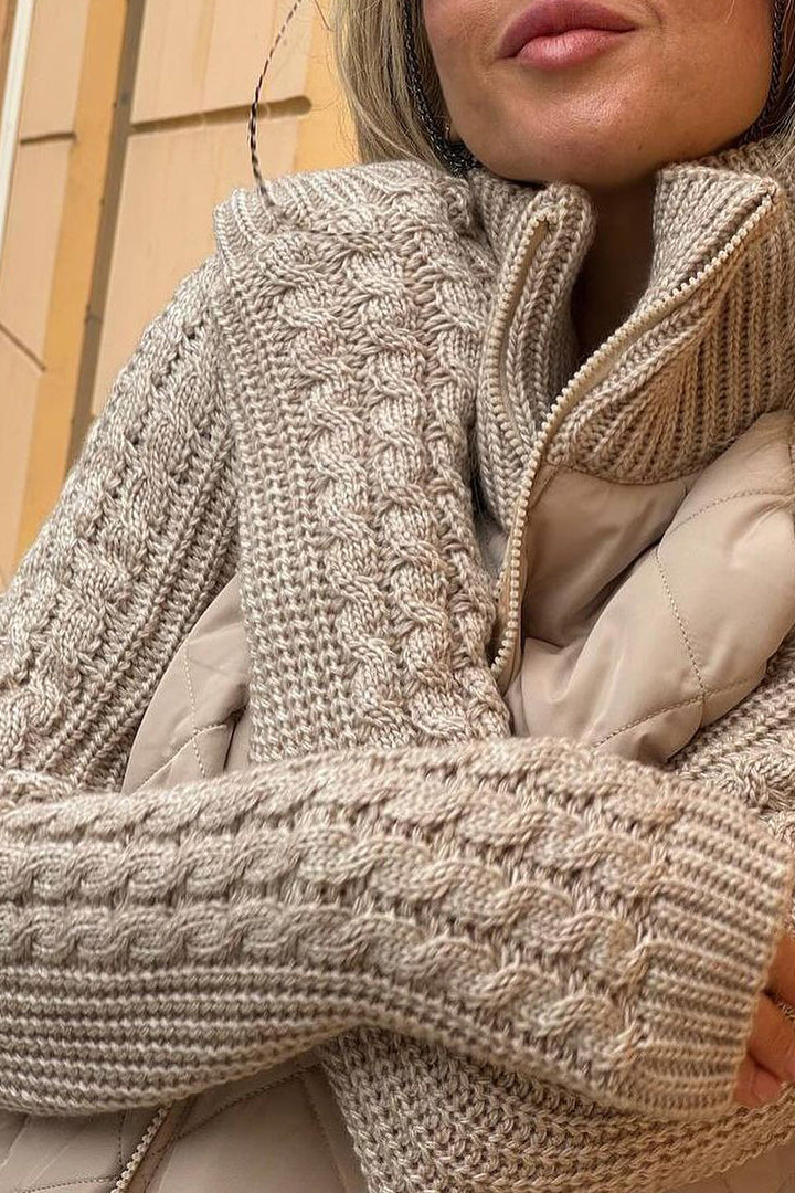 Ivana – Pletená bunda pro stylové podzimní dny