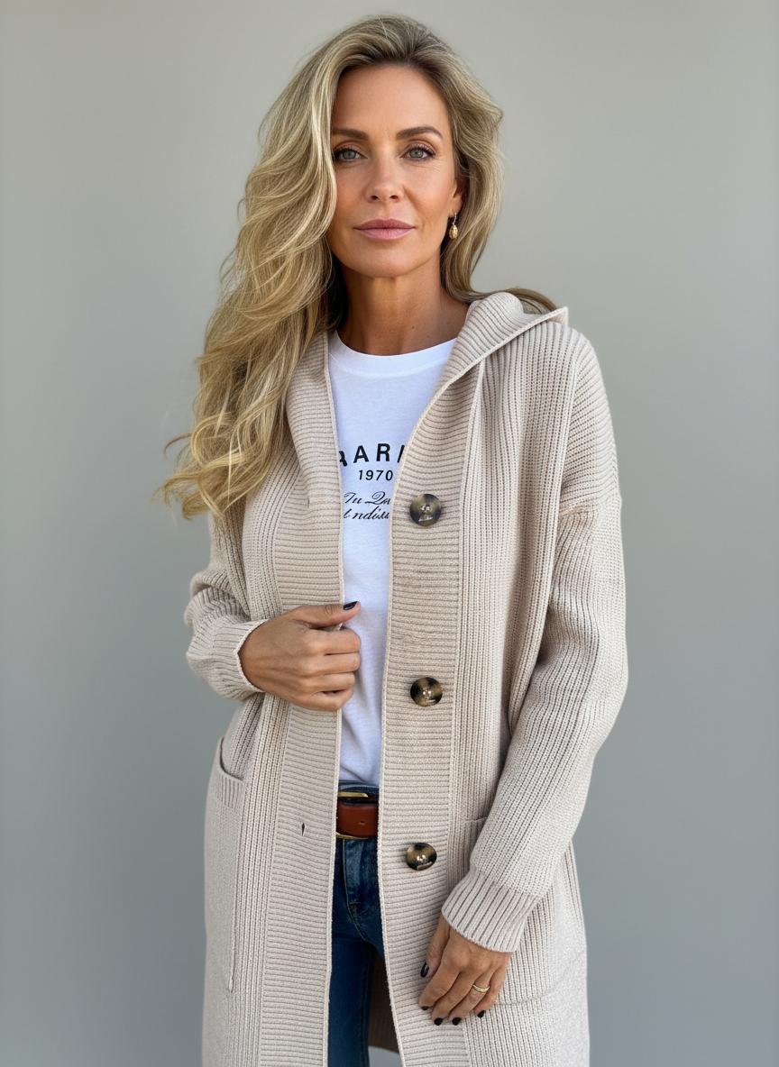 Olga – Dlouhý Kardigan Pohodlí a Elegance