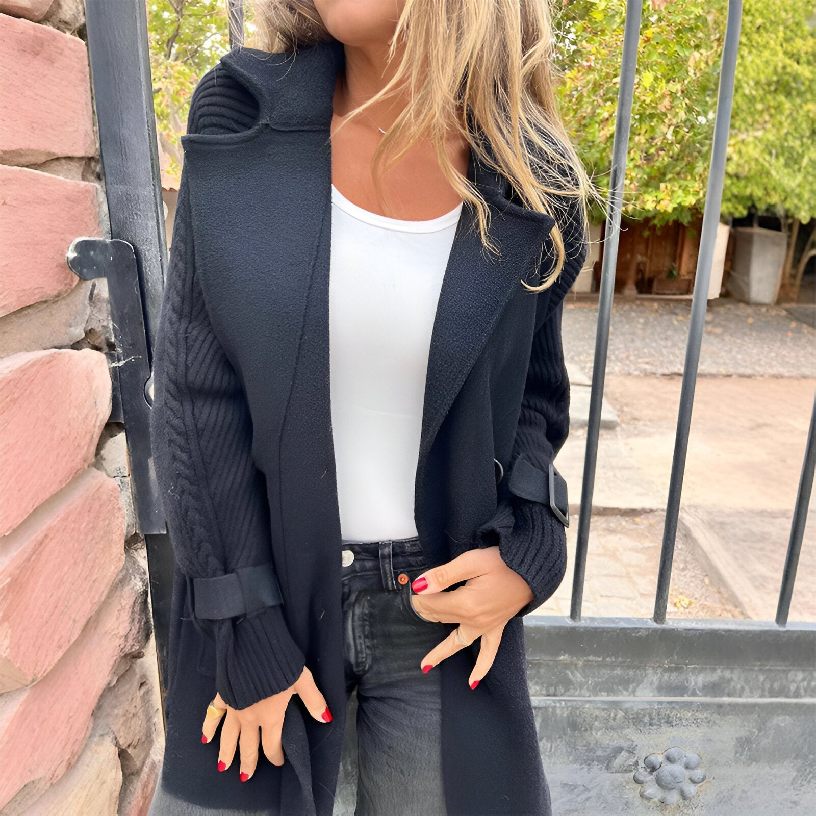 Paulina – Klasický Dvouvrstvý Kabát Střední Délky