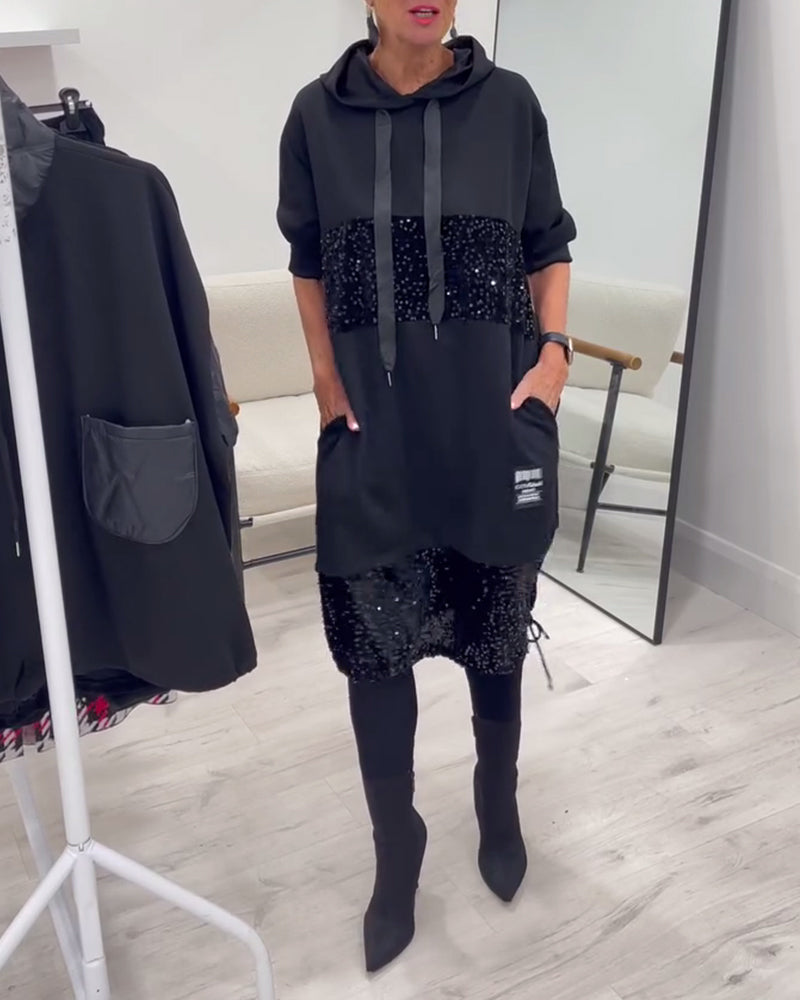 Olga – stylové mikinové šaty