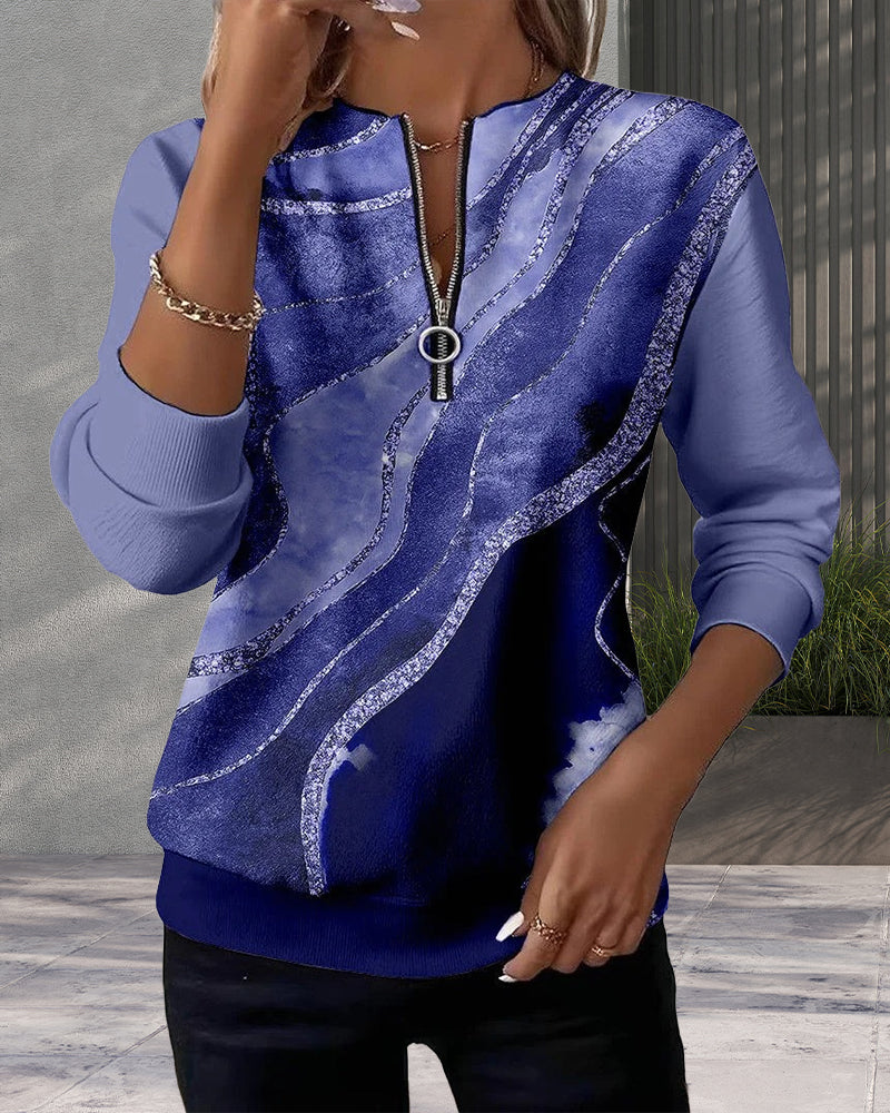 Sofie – stylová mikina s potiskem na zip