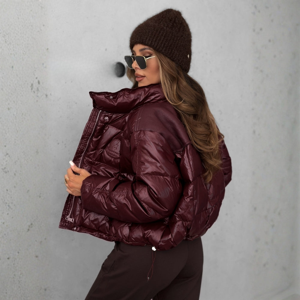 Denisa – krátký kabát se stojacím límcem