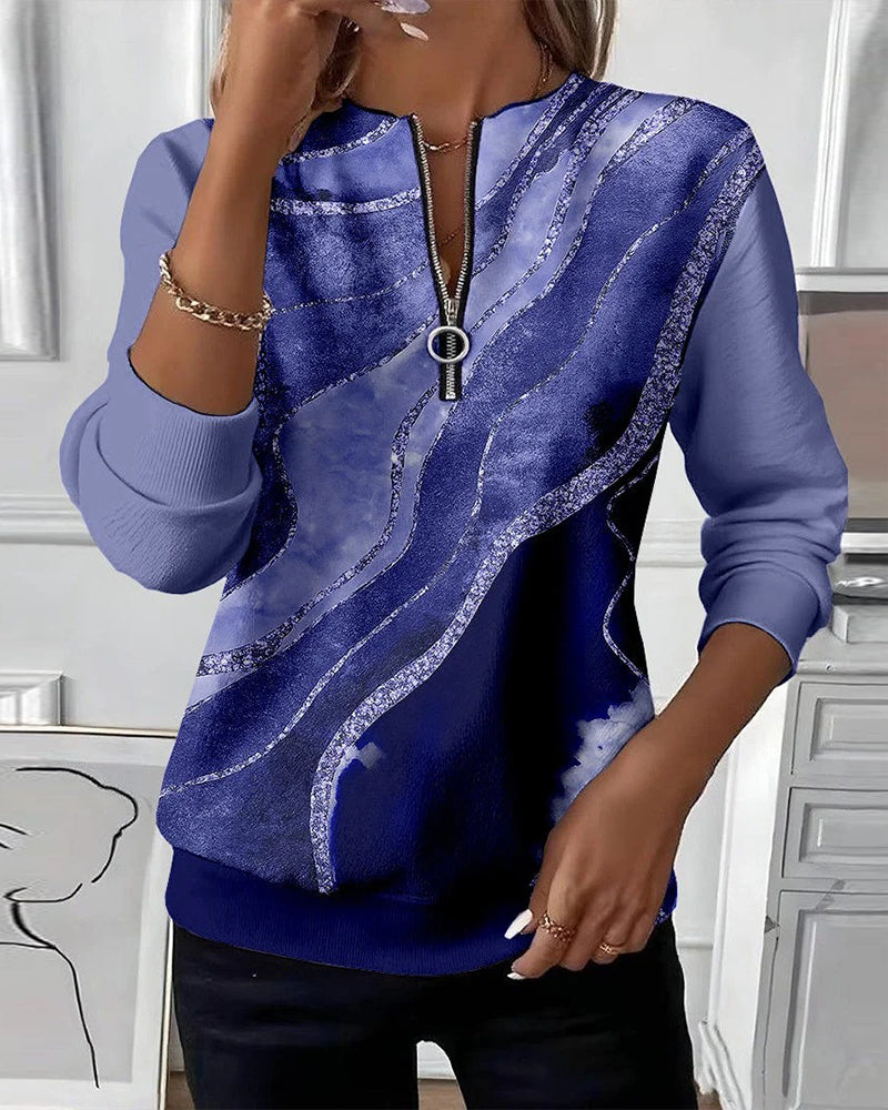 Sofie – stylová mikina s potiskem na zip