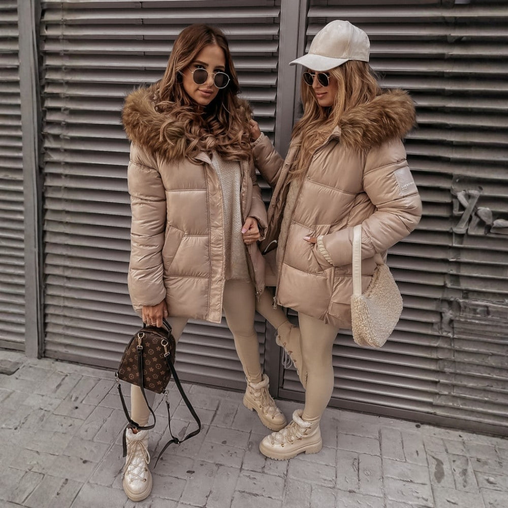 Silvia – prošívaný kabát na zip