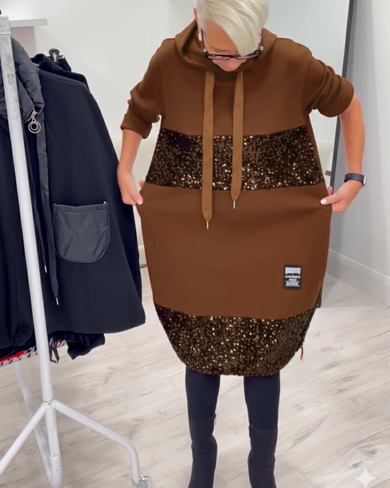 Olga – stylové mikinové šaty