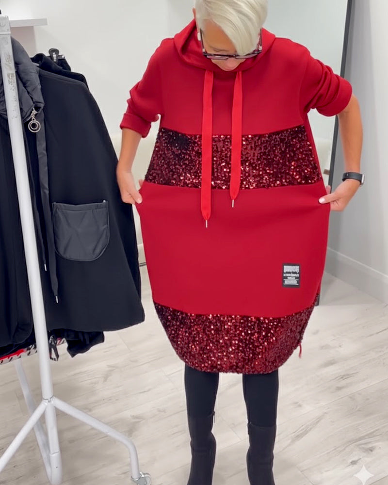 Olga – stylové mikinové šaty