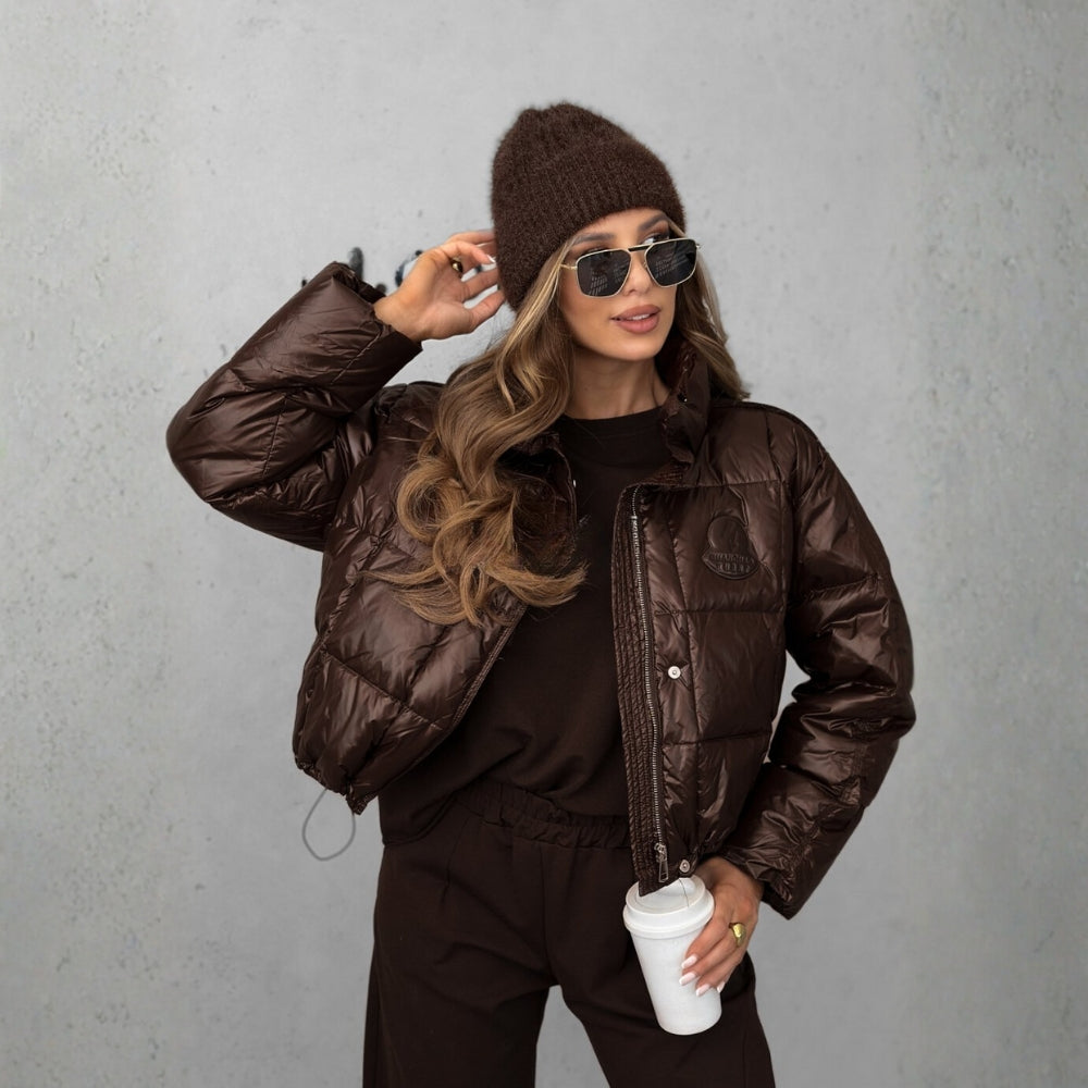 Jana – krátký kabát se stojacím límcem