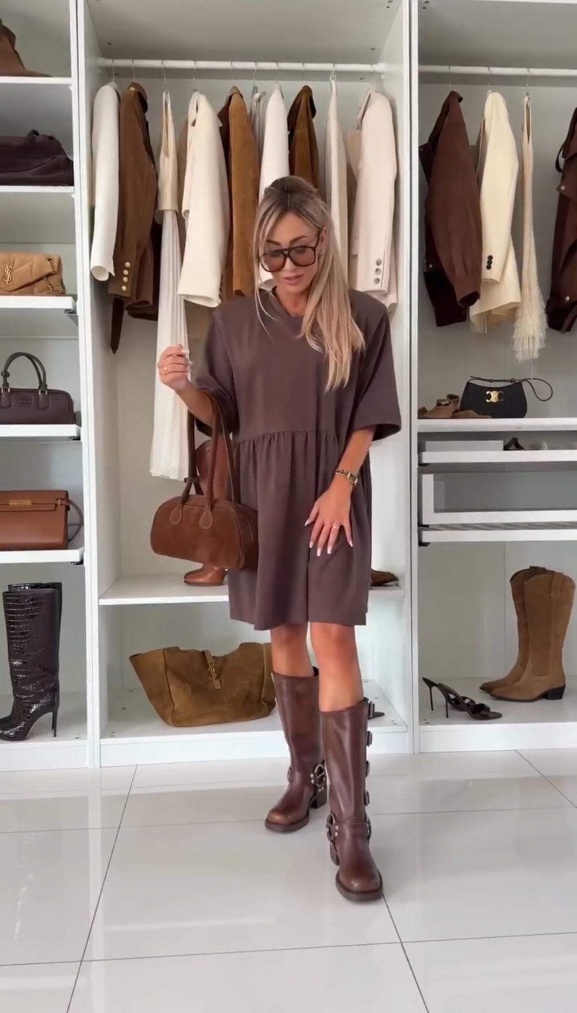 Eva – Midi šaty pro elegantní podzimní dny