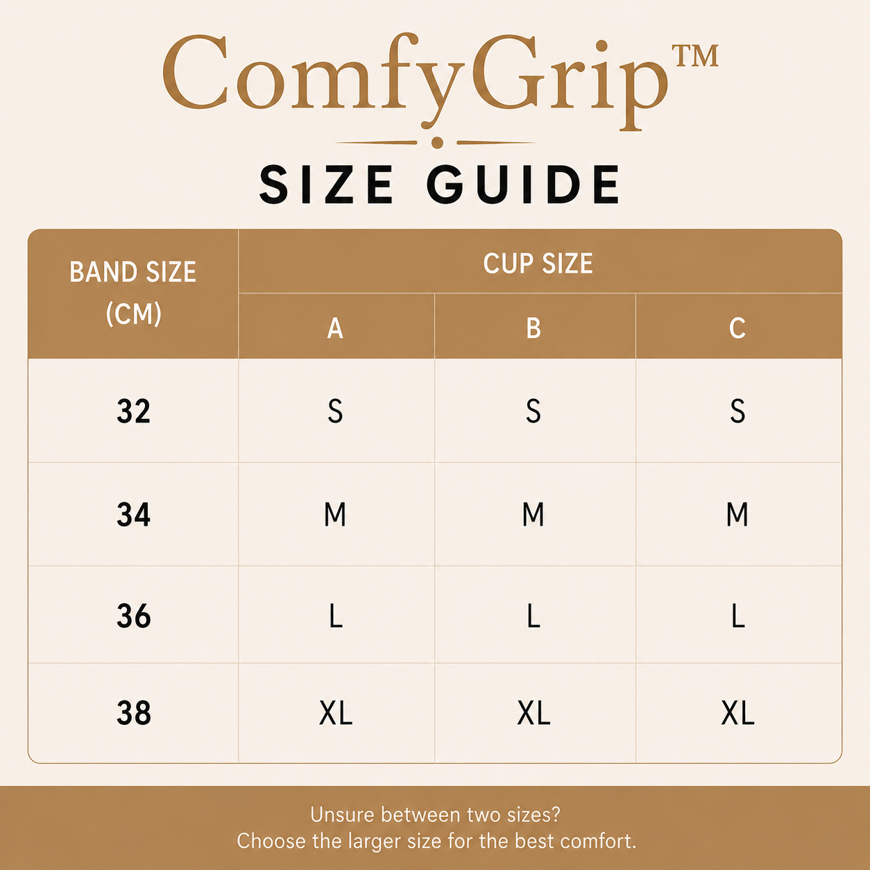 ComfyGrip | Stropløs BH med frontlukning