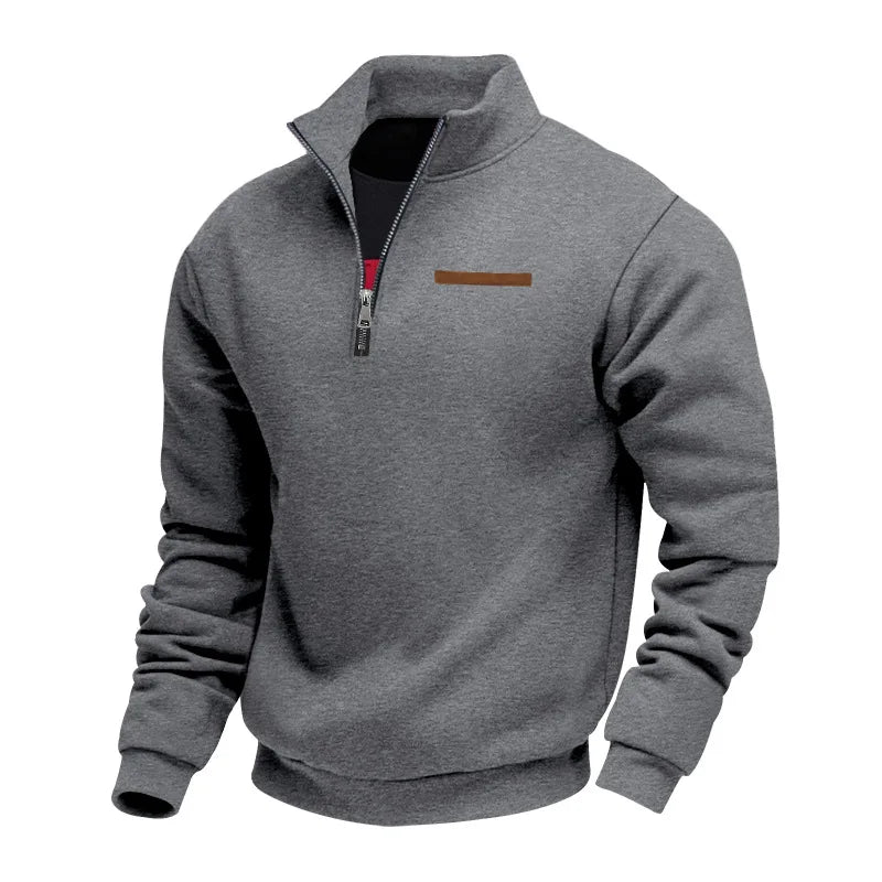 Roman – Pánská casual fleece mikina na zip