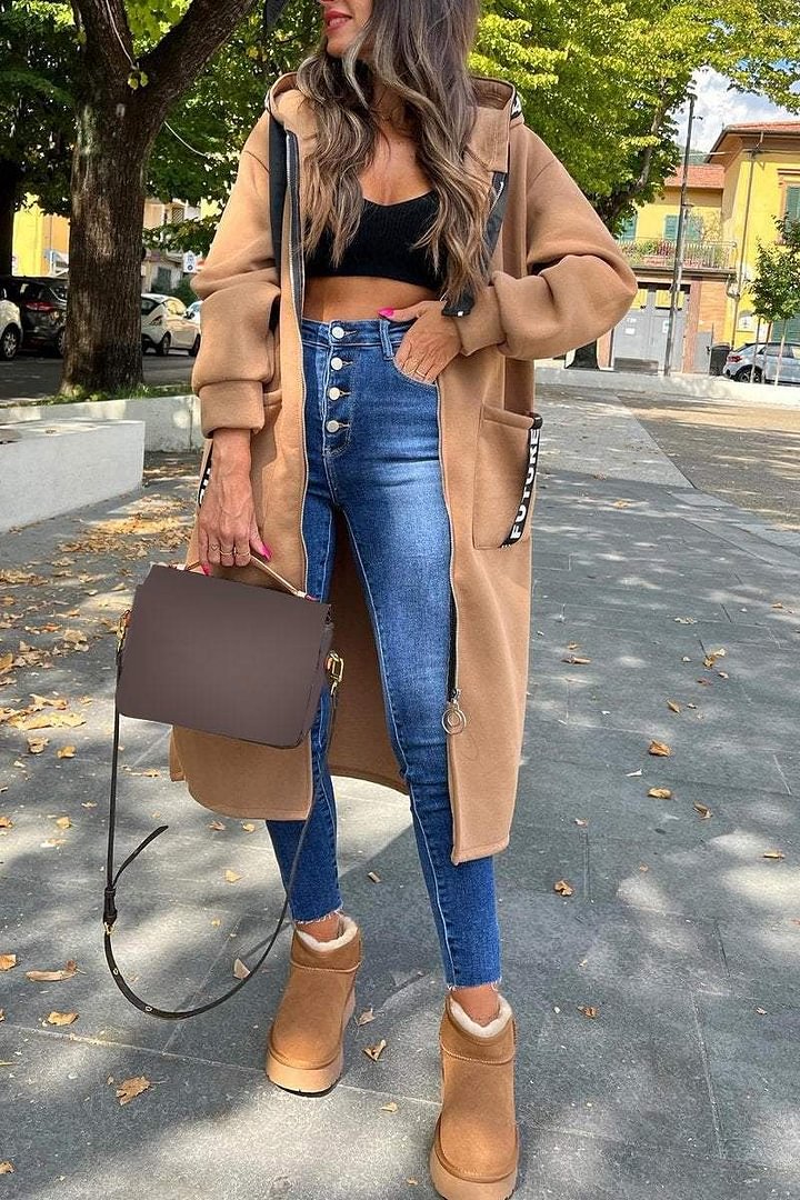 Iva – Stylový a Pohodlný Dlouhý Kabát pro Každý Den